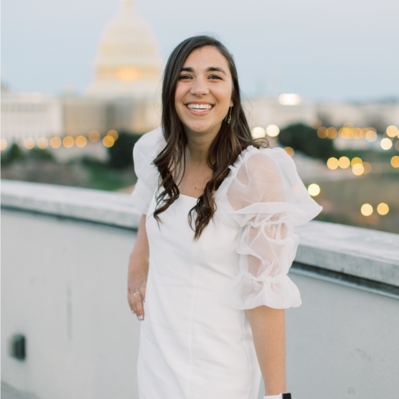 Amanda uprichard dress great for engagement party or rehearsal dinner - Picture 3 of 3